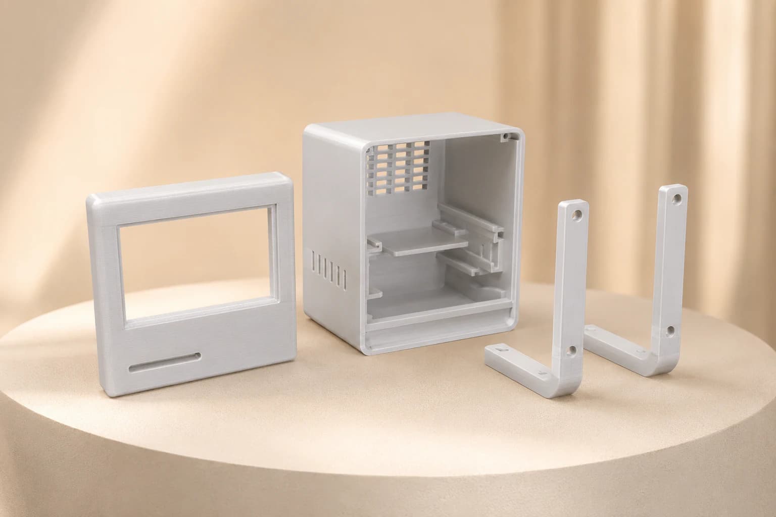 Mochi Tivi version 2 3D printable robot TV shell preview